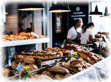 Bäckereifiliale Foto Bäckereifiliale